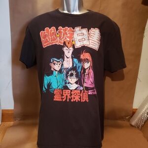Vintage 90s Yu Yu Hakusho Mens T Shirts XL